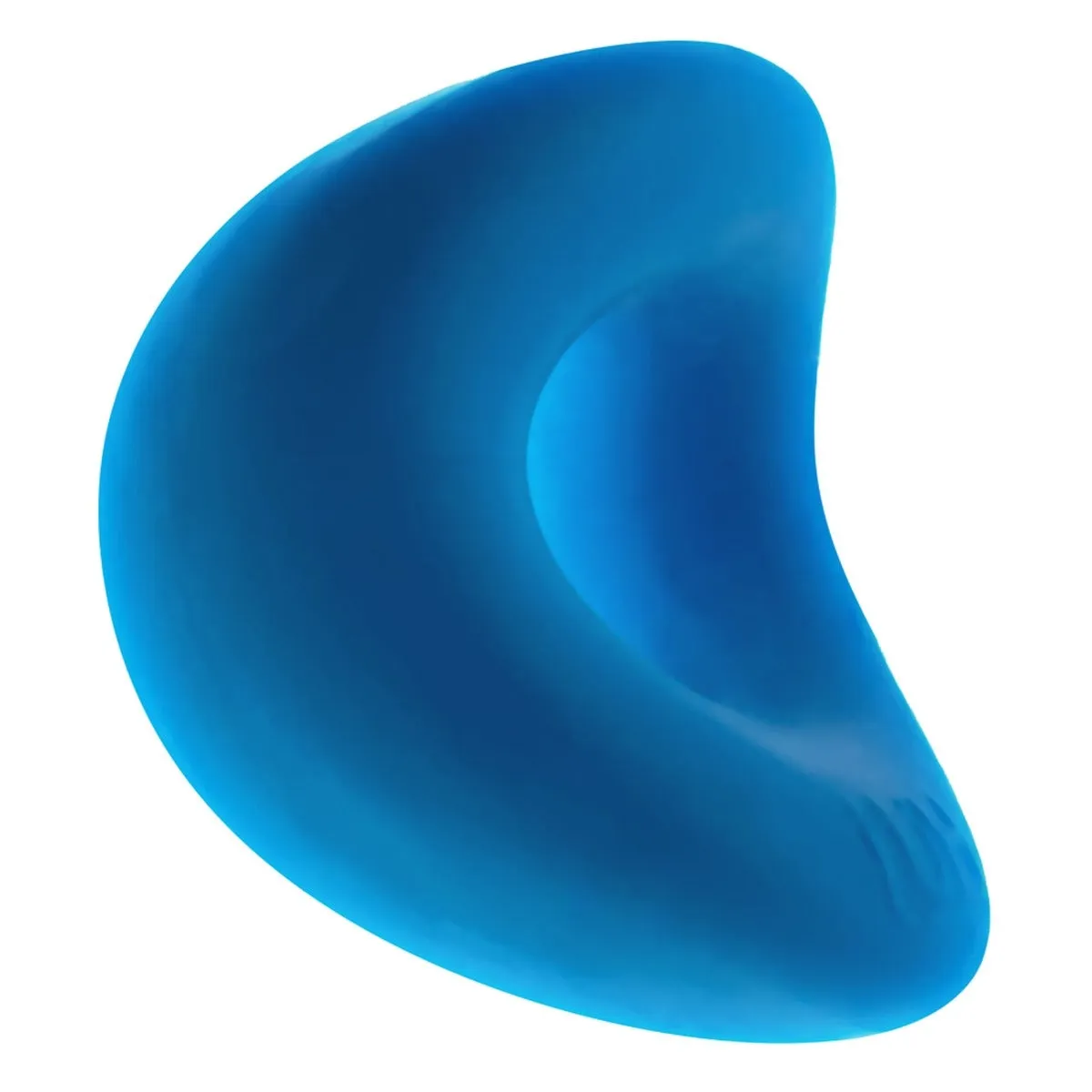 Hunkyjunk Form Silicone Cock Ring Teal Ice