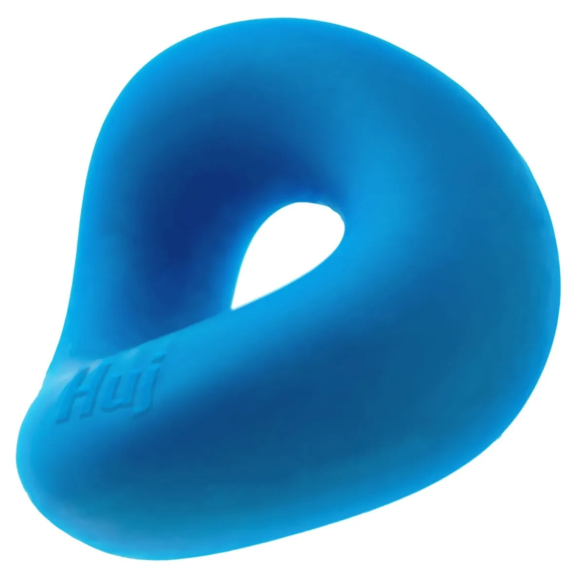 Hunkyjunk Form Silicone Cock Ring Teal Ice