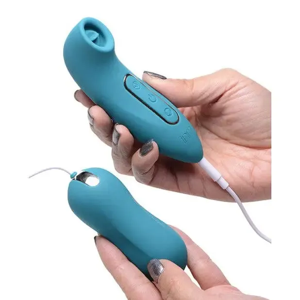 Inmi Entwined Silicone Thumping Egg & Licking Clitoral Stimulator