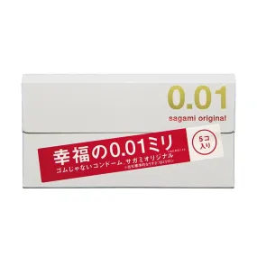 SAGAMI Original 0.01mm Ultra Thin Condom 001 5 pcs