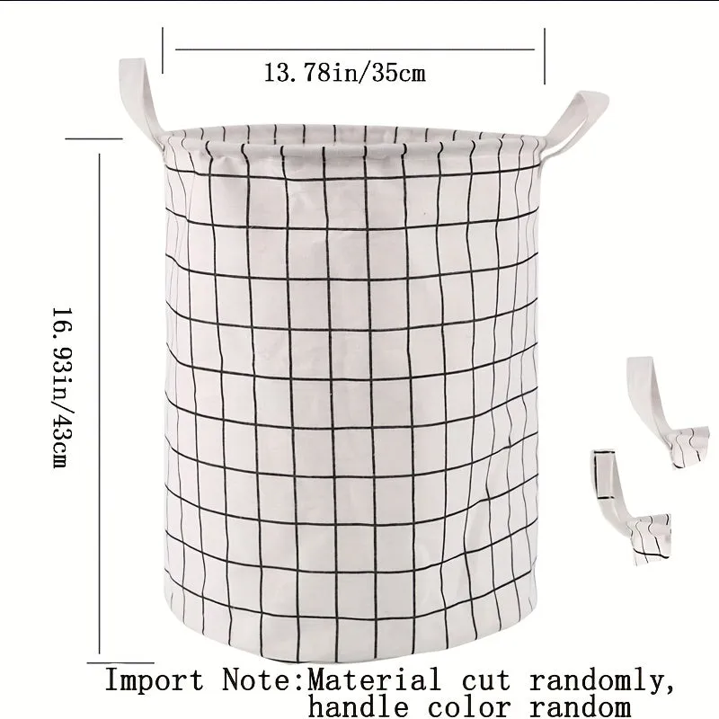 Versatile Foldable Storage Basket for Dirty Clothes and Toys